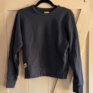 Tracksmith Crew Navy Sweatshirt Small
